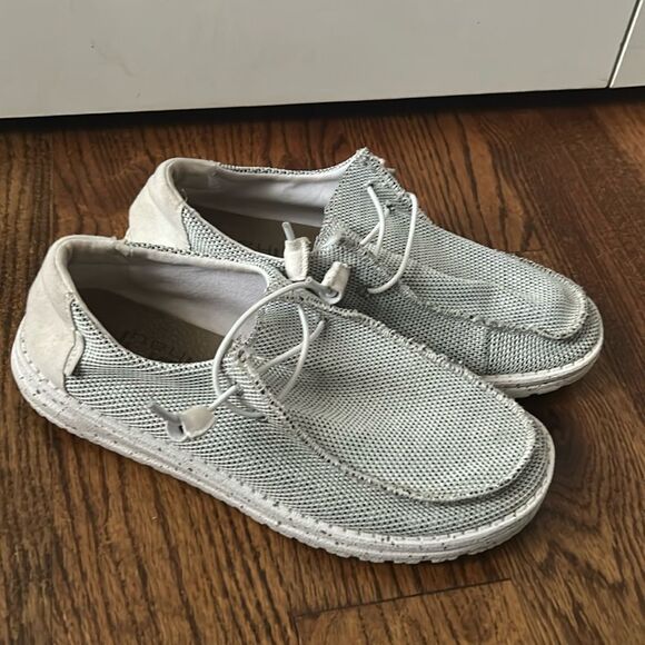 Hey Dude Shoes - Hey Dude Wendy Sox Stone White Size 8